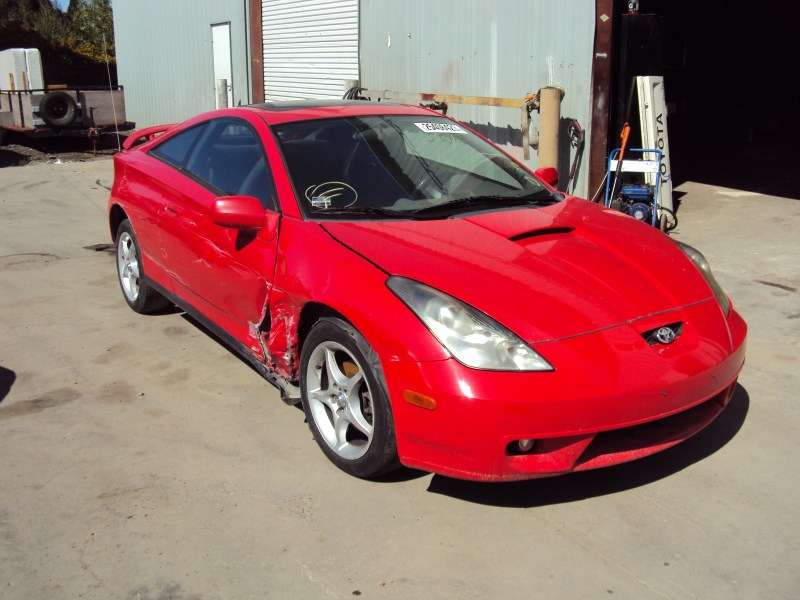 2000 CELICA GT-S MODEL 1.8L MT 6 SPEED COLOR RED RANCHO TOYOTA RECYCLING