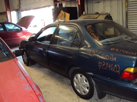 1993 TOYOTA COROLLA 4 DOOR SEDAN STD MODEL 1.6L AT 3 SPEED COLOR GREEN Z14602