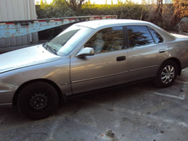 1994 TOYOTA CAMRY LE MODEL 4 DOOR SEDAN 2.2L AT FWD COLOR PURPLE Z14604