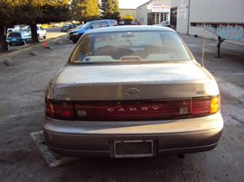1994 TOYOTA CAMRY LE MODEL 4 DOOR SEDAN 2.2L AT FWD COLOR PURPLE Z14604