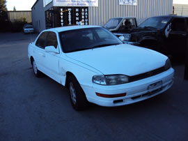 1993 TOYOTA CAMRY 4 DOOR SEDAN LE MODEL 2.2L AT FWD COLOR WHITE Z14607