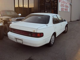 1993 TOYOTA CAMRY 4 DOOR SEDAN LE MODEL 2.2L AT FWD COLOR WHITE Z14607