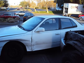 1993 TOYOTA CAMRY 4 DOOR SEDAN LE MODEL 2.2L AT FWD COLOR WHITE Z14607