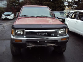 1991 TOYOTA 4RUNNER SR5 MODEL 3.0L V6 MT 4X4 COLOR RED Z14608