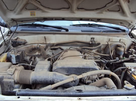 2002 TOYOTA TUNDRA SR5 MODEL ACCESS CAB 4.7L V8 AT 4X4 COLOR WHITE Z14611