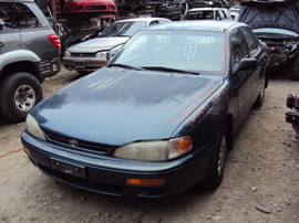 1996 TOYOTA CAMRY 4 DOOR SEDAN LE MODEL 2.2L CA AT FWD COLOR GREEN Z14613