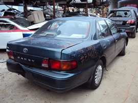 1996 TOYOTA CAMRY 4 DOOR SEDAN LE MODEL 2.2L CA AT FWD COLOR GREEN Z14613