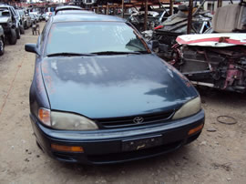 1996 TOYOTA CAMRY 4 DOOR SEDAN LE MODEL 2.2L CA AT FWD COLOR GREEN Z14613