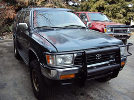 1995 TOYOTA 4RUNNER SUV SR5 MODEL 3.0L V6 AT 4X4 COLOR GREEN Z14619
