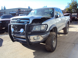 2002 TOYOTA TUNDRA SR5 MODEL WITH ACCESS CAB TRD PACKAGE 4.7L V8 IFORCE AT  4X4 COLOR SILVER STK Z13390
