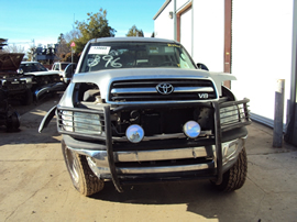 2002 TOYOTA TUNDRA SR5 MODEL WITH ACCESS CAB TRD PACKAGE 4.7L V8 IFORCE AT  4X4 COLOR SILVER STK Z13390