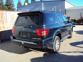 2001 TOYOTA SEQUOIA SUV LIMITED MODEL 4.7L V8 IFORCE AT 4WD COLOR GREEN STK Z13391