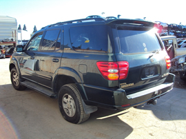 2001 TOYOTA SEQUOIA SUV LIMITED MODEL 4.7L V8 IFORCE AT 4WD COLOR GREEN STK Z13391