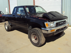 1991 TOYOTA PICK UP XTRA CAB DELUXE MODEL 3.0L V6 AT 4X4 COLOR BLACK  STK Z13393