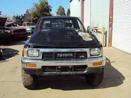 1991 TOYOTA PICK UP XTRA CAB DELUXE MODEL 3.0L V6 AT 4X4 COLOR BLACK  STK Z13393