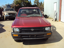 1992 TOYOTA PICK UP REGULAR CAB STANDARD MODEL 2.4L EFI MT 2WD COLOR RED STK Z13394