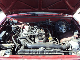 1992 TOYOTA PICK UP REGULAR CAB STANDARD MODEL 2.4L EFI MT 2WD COLOR RED STK Z13394