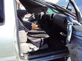 2001 TOYOTA TACOMA SR5 DLX MODEL 4 DOOR DOUBLE CAB 3.4L V6 AT 4X4 COLOR SILVER STK Z13395