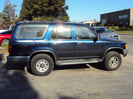 1993 TOYOTA 4 RUNNER SUV SR5 MODEL 3.0L V6 AT 4X4 COLOR BLUE STK Z13397