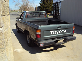 1993 TOYOTA PICK UP REGULAR CAB STANDARD MODEL 2.4L EFI MT 2WD COLOR GREEN STK Z13399