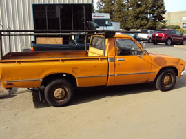 1979 TOYOTA PICK UP REGULAR CAB STD MODEL 2.4L CARBURETOR  MT 4SPEED 2WD COLOR ORANGE Z14622