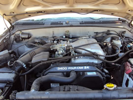 2001 TOYOTA TACOMA XTRA CAB SR5 PRE-RUNNER W TRD MODEL 3.4L V6 AT 2WD  COLOR GOLD Z14625