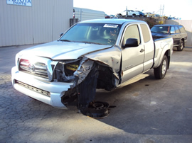 2008 TOYOTA TACOMA WITH ACCESS CAB SR5 PRE-RUNNER MODEL 4.0L V6 AT 2WD COLOR SILVER STK Z13400