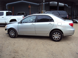 2003 TOYOTA COROLLA 4 DOOR SEDAN LE MODEL 1.8L AT FWD COLOR SILVER STK Z13404