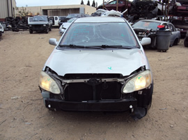 2003 TOYOTA COROLLA 4 DOOR SEDAN LE MODEL 1.8L AT FWD COLOR SILVER STK Z13404