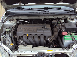 2003 TOYOTA COROLLA 4 DOOR SEDAN LE MODEL 1.8L AT FWD COLOR SILVER STK Z13404