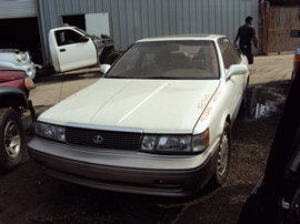 1990 LEXUS ES 250 MODEL 4 DOOR SEDAN 2.5L V6 AT 2WD COLOR WHITE STK Z13405