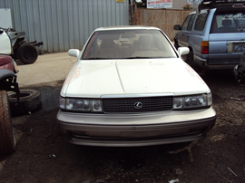 1990 LEXUS ES 250 MODEL 4 DOOR SEDAN 2.5L V6 AT 2WD COLOR WHITE STK Z13405