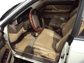 1990 LEXUS ES 250 MODEL 4 DOOR SEDAN 2.5L V6 AT 2WD COLOR WHITE STK Z13405