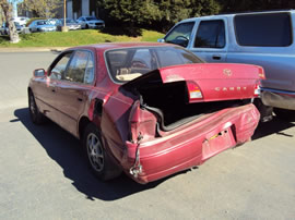 1995 TOYOTA CAMRY 4 DOOR SEDAN LE MODEL 3.0L V6 AT FWD COLOR RED Z14632