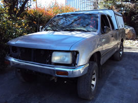 1996 TOYOTA T100 XTRA CAB STD MODEL 3.4L V6 AT 4X4 COLOR GRAY Z14633
