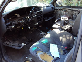 1996 TOYOTA T100 XTRA CAB STD MODEL 3.4L V6 AT 4X4 COLOR GRAY Z14633