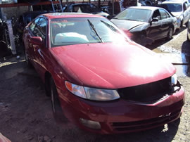 1999 TOYOTA SOLARA 2 DOOR COUPE SE MODEL 3.0L AT FWD COLOR RED Z14638