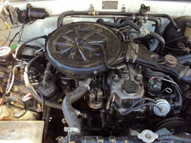 1987 TOYOTA PICK UP REGULAR CAB STD MODEL 2.4L CARBURETOR AT 2WD COLOR WHITE Z14641