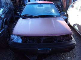 1990 TOYOTA COROLLA 4 DOOR SEDAN DLX MODEL 1.6L AT FWD COLOR RED Z14645