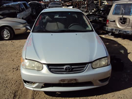 2001 TOYOTA COROLLA 4 DOOR SEDAN CE MODEL 1.8L AT FWD COLOR SILVER Z14651