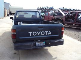 1993 TOYOTA PICK UP STANDARD MODEL REGULAR CAB 2.4L EFI 4CYL MT 5SPD 2WD COLOR GREEN STK Z13407