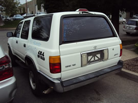 1995 TOYOTA 4RUNNER SR5 MODEL 3.0L V6 AT 4X4 COLOR WHITE  Z14656
