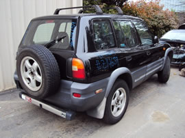 1997 TOYOTA RAV4 4 DOOR L MODEL 2.0L MT AWD WITH E LOCK DIFF COLOR BLACK  Z14659