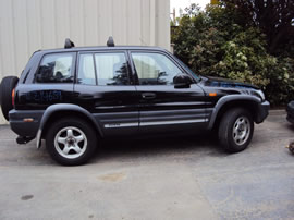 1997 TOYOTA RAV4 4 DOOR L MODEL 2.0L MT AWD WITH E LOCK DIFF COLOR BLACK  Z14659