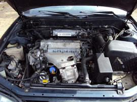 1995 TOYOTA CAMRY 2 DOOR COUPE LE MODEL 2.2L CA EMISSIONS AT FWD COLOR GREEN Z14660