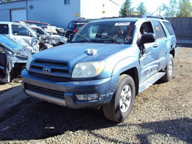 2004 TOYOTA 4RUNNER SR5 MODEL 4.0L V6 AT 4X4 COLOR BLUE STK Z13414