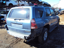 2004 TOYOTA 4RUNNER SR5 MODEL 4.0L V6 AT 4X4 COLOR BLUE STK Z13414