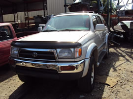 1997 TOYOTA 4RUNNER LIMITED MODEL 3.4L V6 AT 4X4 WITH 4WD ON DEMAND ELECTRIC DIFF LOCK COLOR SILVER Z14662