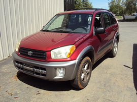 2003 TOYOTA RAV4 4DOOR L MODEL 2.0L AT 4WD COLOR RED STK Z13415