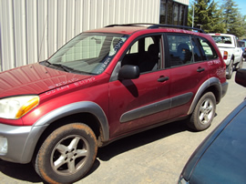 2003 TOYOTA RAV4 4DOOR L MODEL 2.0L AT 4WD COLOR RED STK Z13415